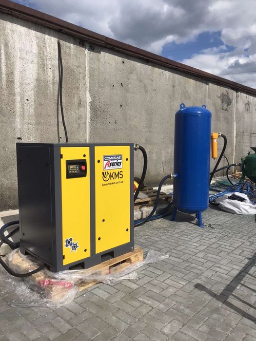 Компресор гвинтовий повітряний з Європи бу та новий