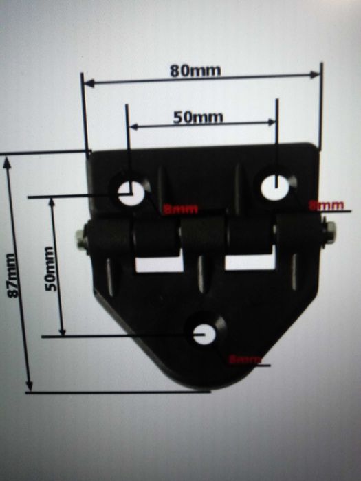 Zawias plastikowa rower górski typu MF-3/4 komfort 4514,5314-1sztuka.