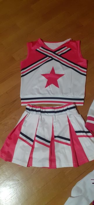 Disfarce carnaval Cheerleader 130 cm 7- 8 anos