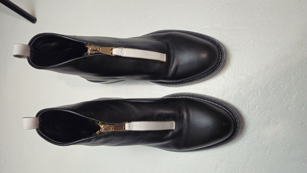 Marni шкіряни черевики декоровані блискавками, натуральна шкіра