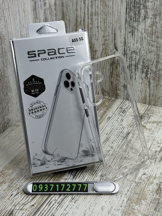 Чехол оригинал Space на Samsung A55/ S24 FE/ S25 FE. Прозрачный чохол