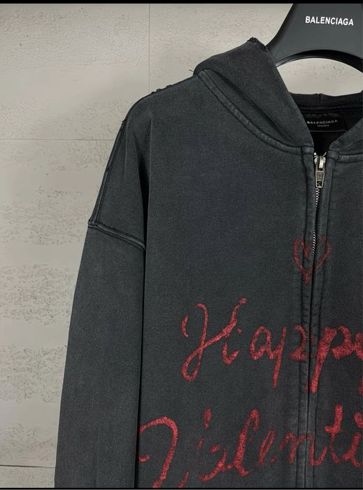 Худи Balenciaga Valentines day,зіпка,зіп худі zip hoodie