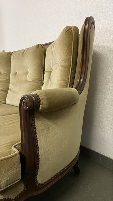 Sofá de 3 lugares com orelhas