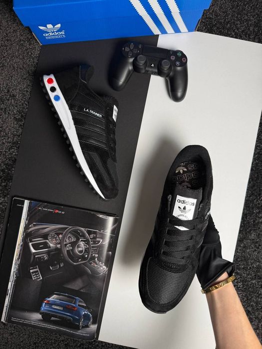 Літні кросівки чоловічі Adidas LA Trainer Black
