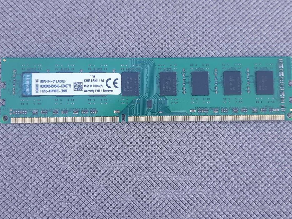 Планка памяти KVR16N11/4/DDR3-1600MGz – 4GB.-ПК/AM3/AM3+/RAM