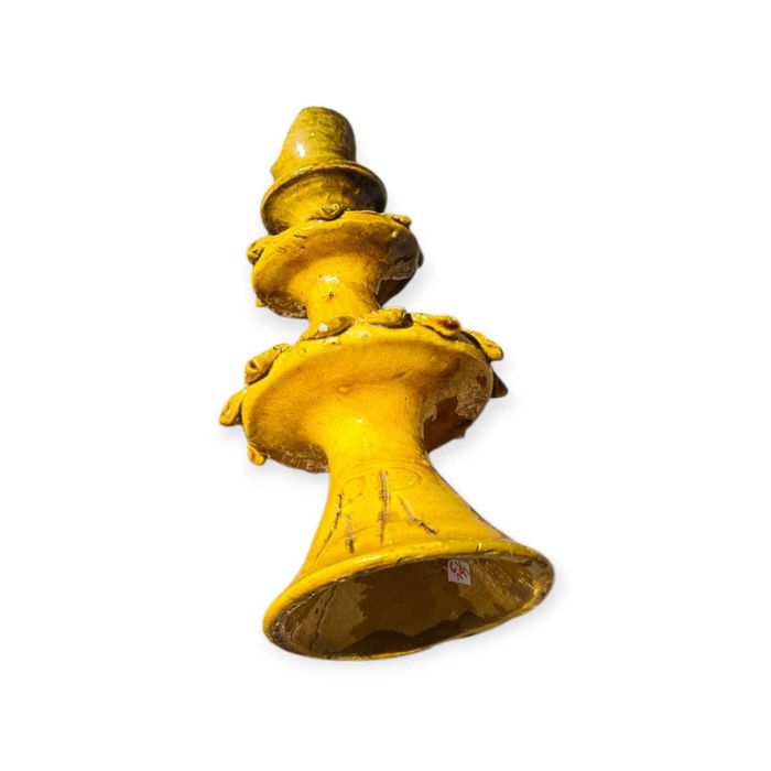 Conjunto Castiçais Cerâmica • Rosa Ramalho • Arte Popular Portuguesa