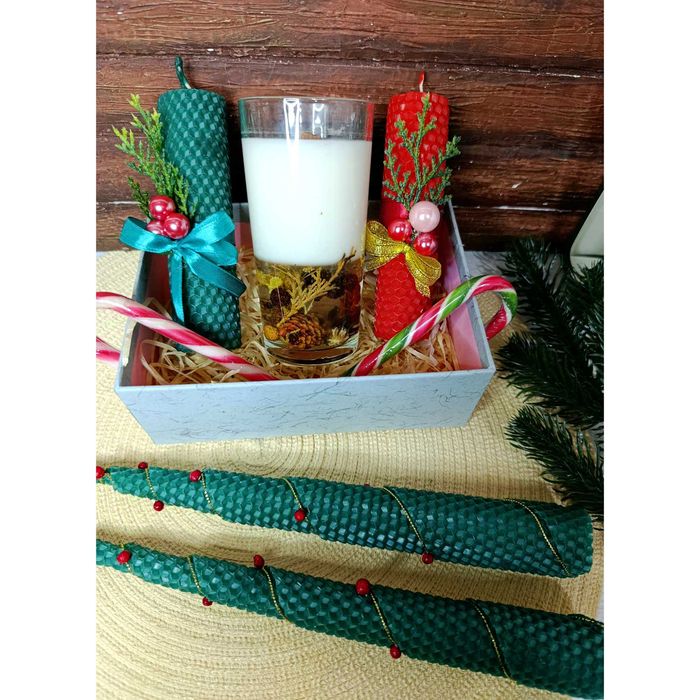 Арома свечи, ароматні свічки, новорічний подарунок, набор. Пишите.