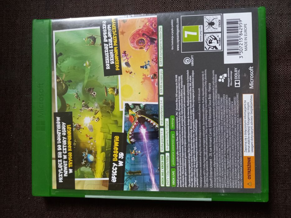 Gra Rayman Legends na konsolę xbox 360 Polska wersja!!!