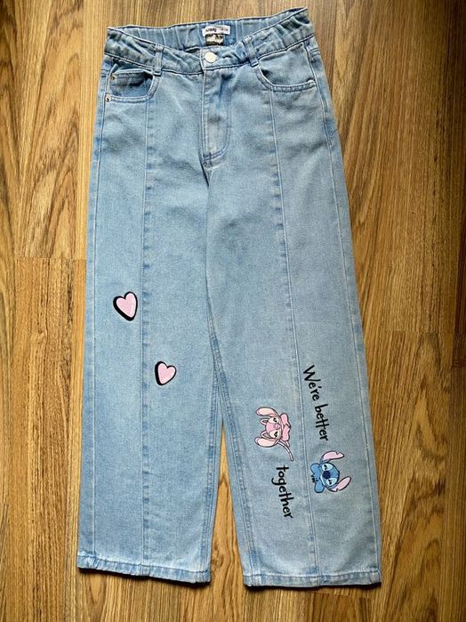 Джинсы Stitch, джинсы со стичем 140см.