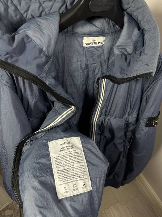 Stone island garment dyed crinkle reps ny  куртка вживана