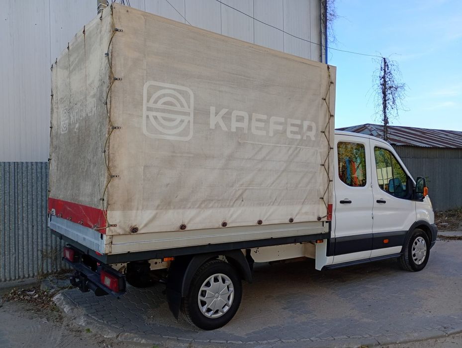 Ford transit L3 skrzynia skrzyniowy plandeka brygadowka 7 osób osobowy