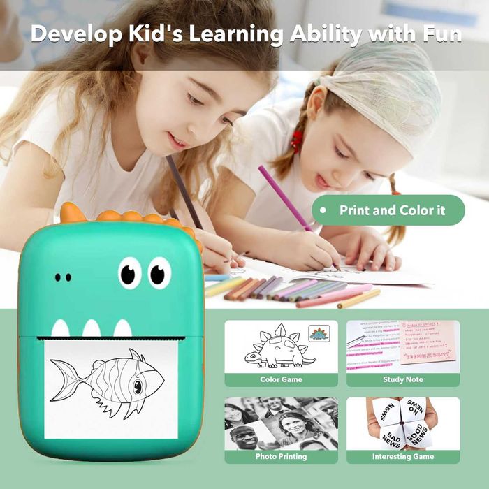 НОВЫЙ Портативный Принтер JETIX Mini А8 для Заметок/Этикеток/Вырезок