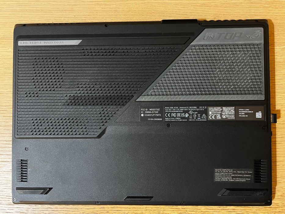 ASUS ROG Strix SCAR 17 G733ZW i9-12900H/32GB/1TB SSD/RTX3070Ti/240Hz