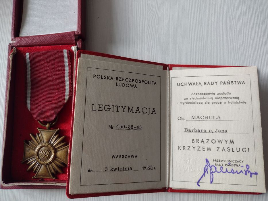 Brązowy krzyż zasługi prl