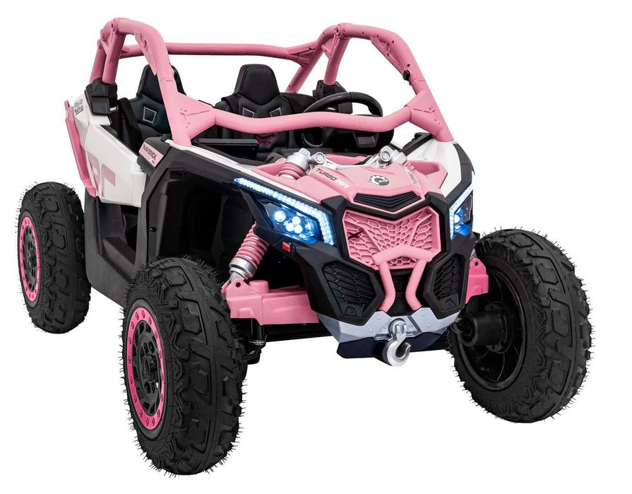 Buggy Maverick Turbo RR STRONG 2x320W 24V – 2-osobowy, pompowane koła, Bluetooth