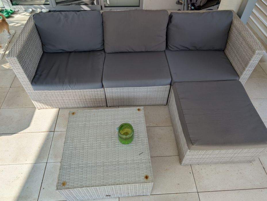 Komplet wypoczynkowy za pół ceny  taras ogród technorattan