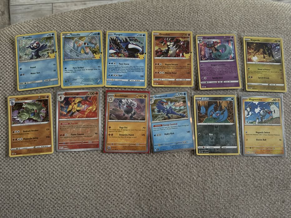 Karty Pokemon holo reverse rare