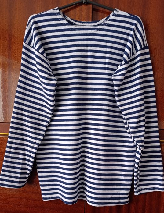 Тільник тельняшка тепла з довгими рукавами M-L