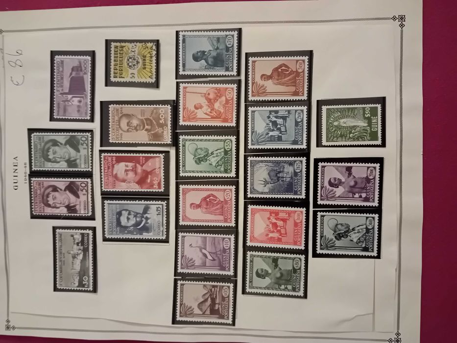 Selos novos e usados de Portugal e Ultramar (ex Colónias).