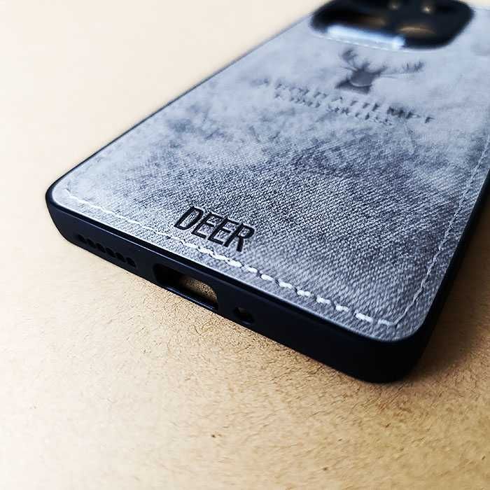 Чехол DEER Redmi Note 13 Pro 4G 5G противоударный, тканевая структура