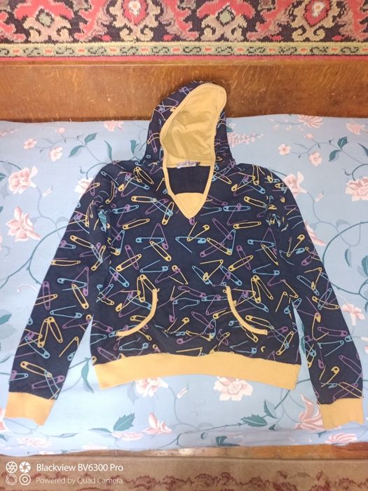 Кофта теплая с капюшоном