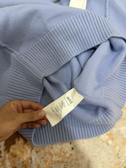 Ami Paris Camisola Lã - Azul (S)