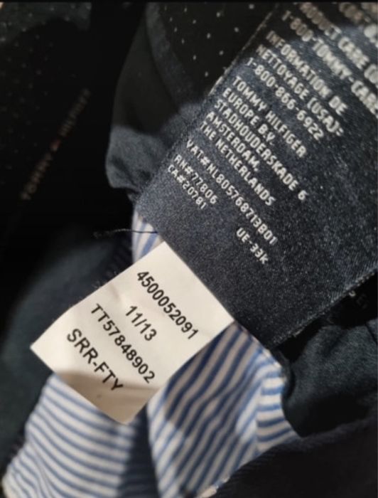 elegancki, granatowy garnitur Tommy Hilfiger rozm 52, idelany na ślub