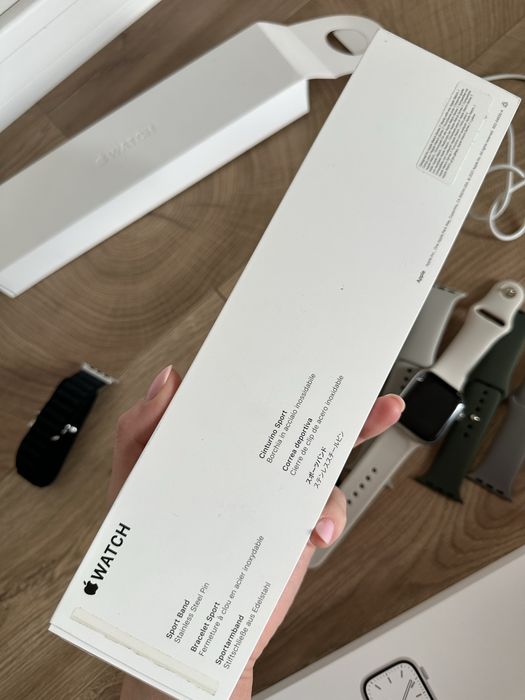 Apple watch series 7 stainless lepsza wersja stal nierdzewna lte gps