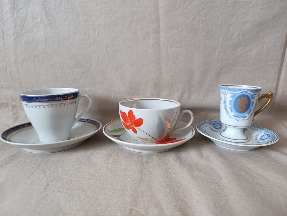 Чайный сервиз фарфоровый