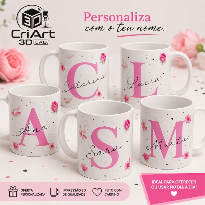 Caneca personalizada com nome