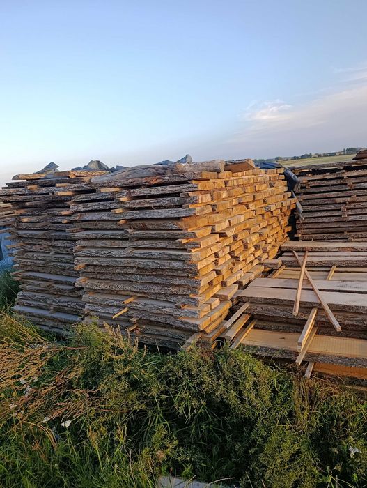 Deski dębowe 3,2m 2,5m 1,2m 5cm i calówka