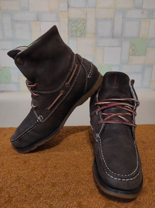 Ботинки зимние "TOMMY HILFIGER", 100 %оригинал, нат. кожа, р. 42