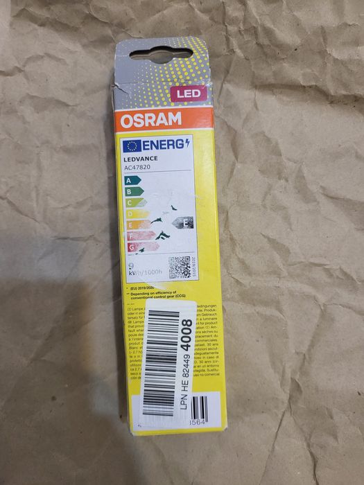 Лампа Led OSRAM DULUX D26 EM 9w для холодильників