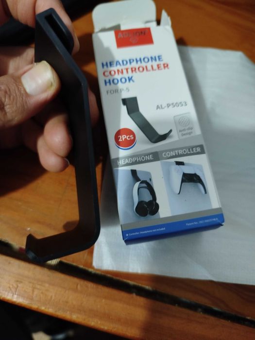 2 Suportes para 2 comandos de PS5 ou um comando e Headset