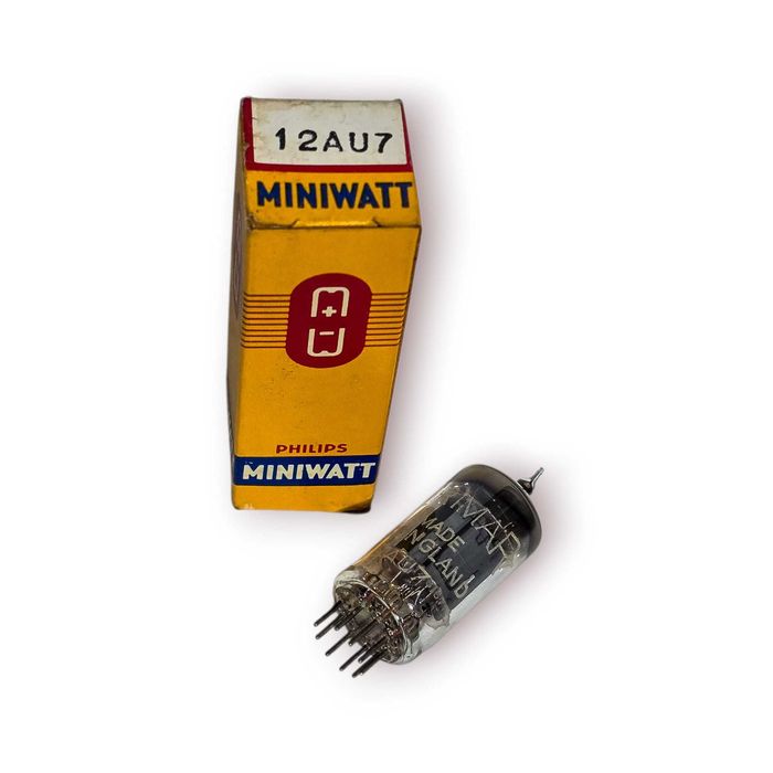 Válvula Eletrónica Philips Miniwatt 12AU7 (Made in England)