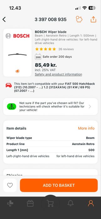 Wycieraczki Bosch AEROtwin AR500U i AR600U