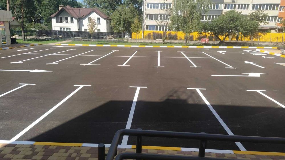 Розмітка ЖК, паркінгів, дворів | Відповідність ДСТУ