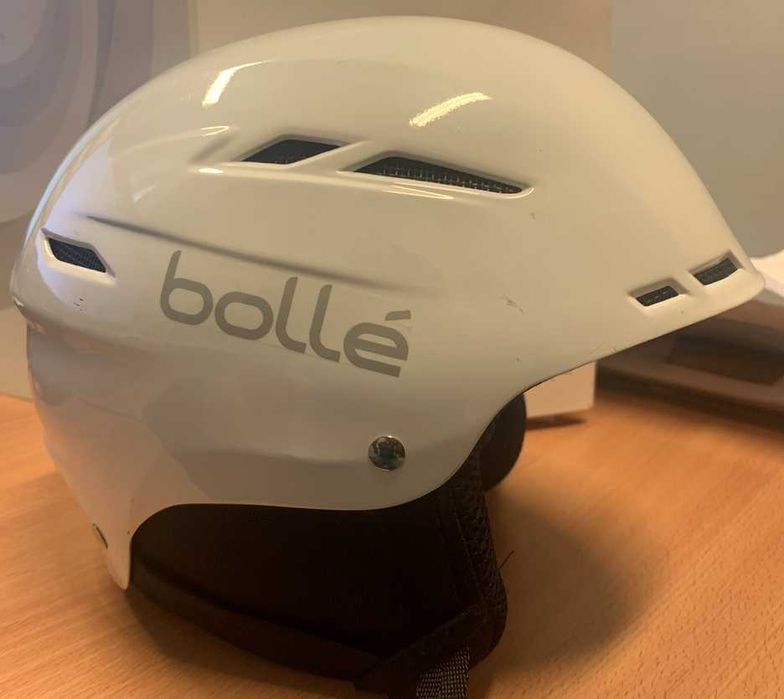 Kask narciarski dla dziecka, biały, firma BOLLE T200