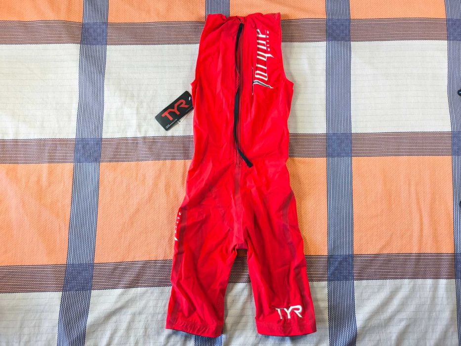 Гідрокостюм жіночий, Свімскін TYR TORQUE ELITE Swimskin Червоний, S