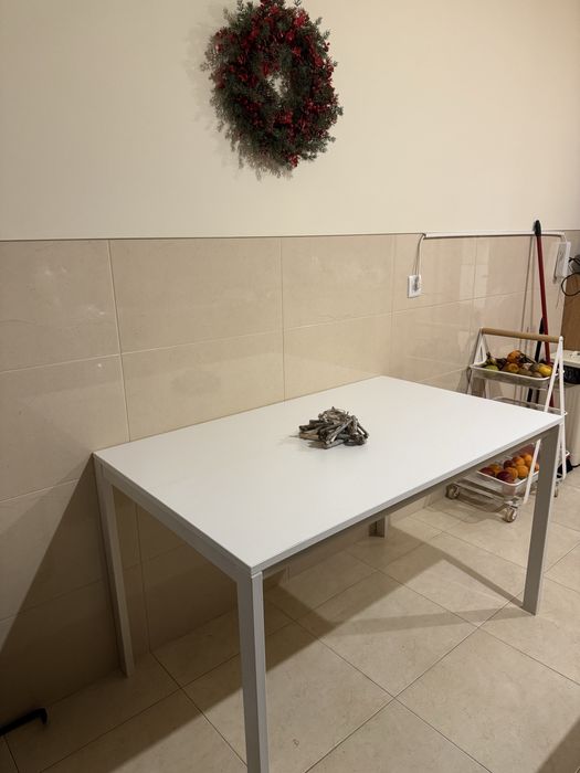 Mesa branca Cozinha
