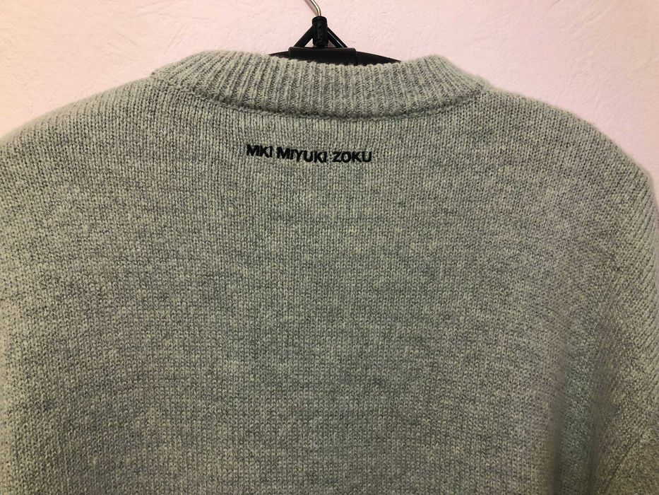 MKI MIYUKI ZOKU Mohair Blend Knit Crewneck свитшот светр  шерсть