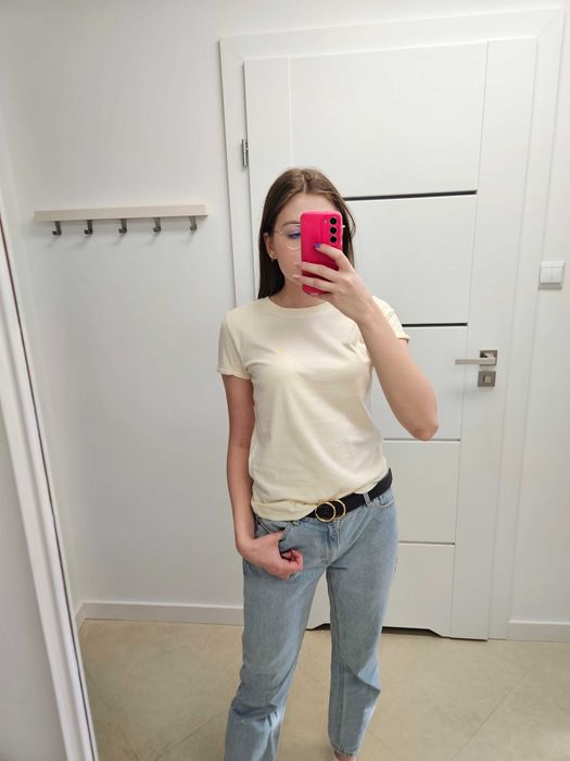 Żółty t-shirt