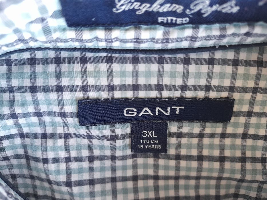 Camiseiro de xadrez GANT