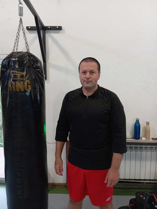 Trening bokserski z instruktorem