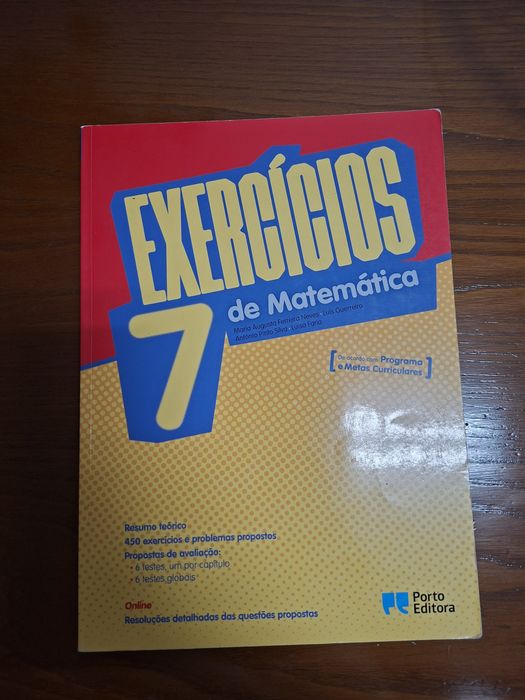 Livro de exercícios de matemática 7° ano