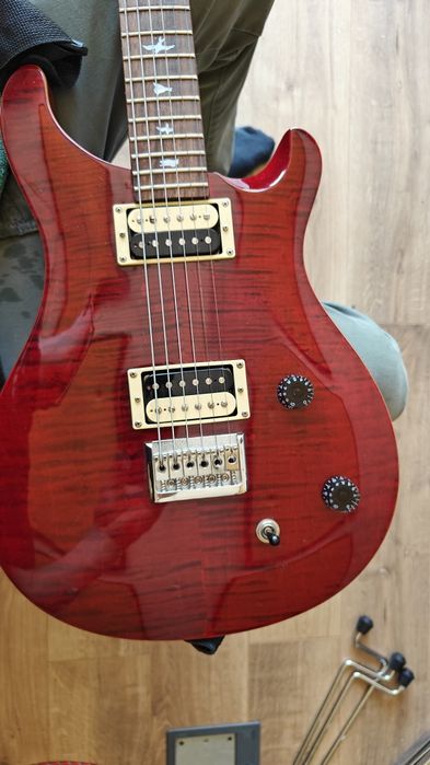 PRS Gitara elektryczna barytonowa SE 277, szkarłatna czerwień