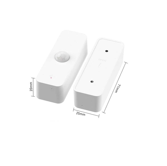 Czujnik Ruchu WiFi PIR Smart Home Alarm Tuya 6m Zasilanie Bateryjne
