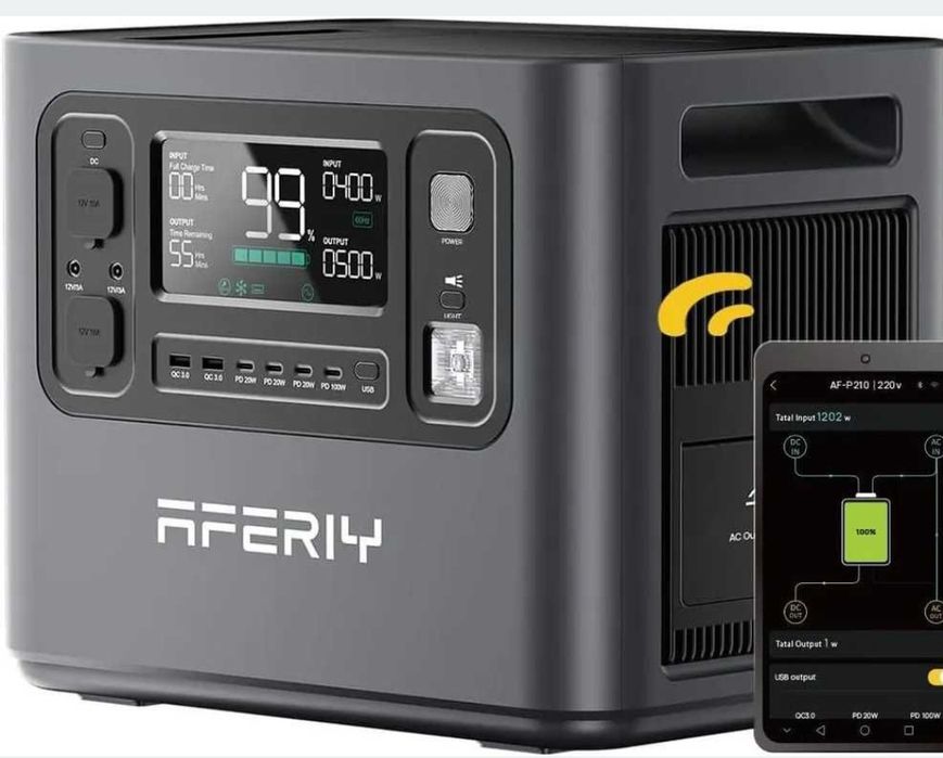 Офіційна гарантія від виробника  5 років. Зарядна станція Aferiy AF-P210.  В наявності