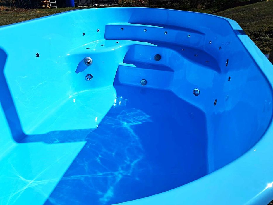 Basen Wolnostojący LAVA Pool, pełne wyposażenie Balia Jacuzzi Dostępne