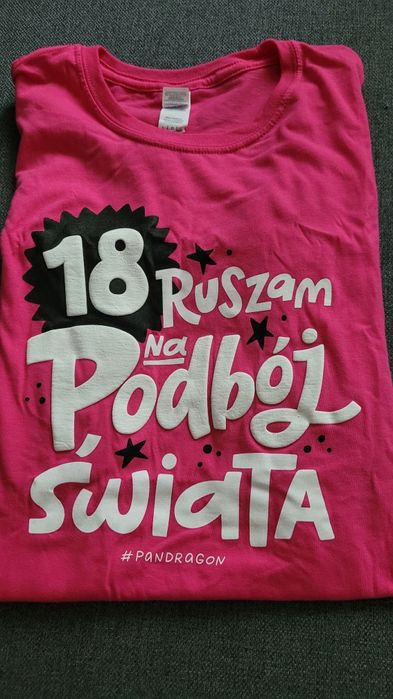 Koszulka damska tshirt nowa 18 urodziny